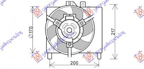 ΒΕΝΤΙΛΑΤΕΡ INTERCOOLER (17cm) ΒΕΝΖ-ΠΕΤΡ