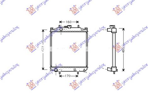 ΨΥΓΕΙΟ ΝΕΡΟY 1.0i 12V (37.5x32.5x1.6)MHX (KOYO)