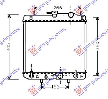 ΨΥΓΕΙΟ ΝΕΡΟΥ 1,0i 12V (37,5x32,5x2,4)ΑΥΤ