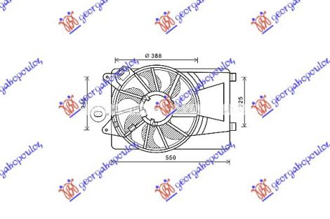 ΒΕΝΤΙΛΑΤΕΡ ΨΥΓ.ΚΟΜΠΛΕ 1.4i 8V-16V(+AC)